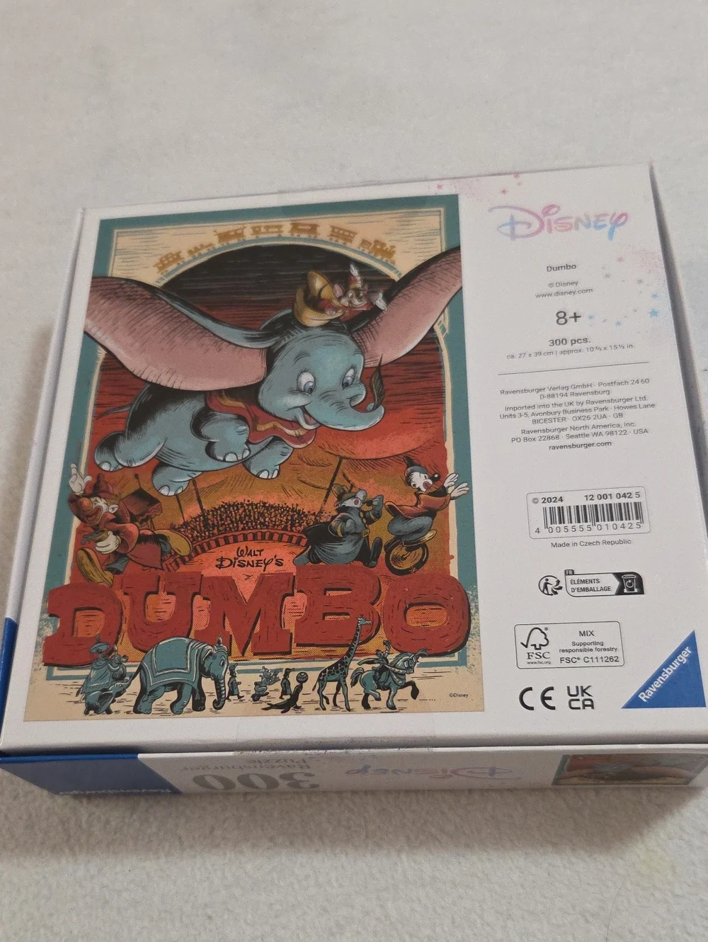 RAVENSBURGER DISNEY 300 PC DUMBO PUZZLE